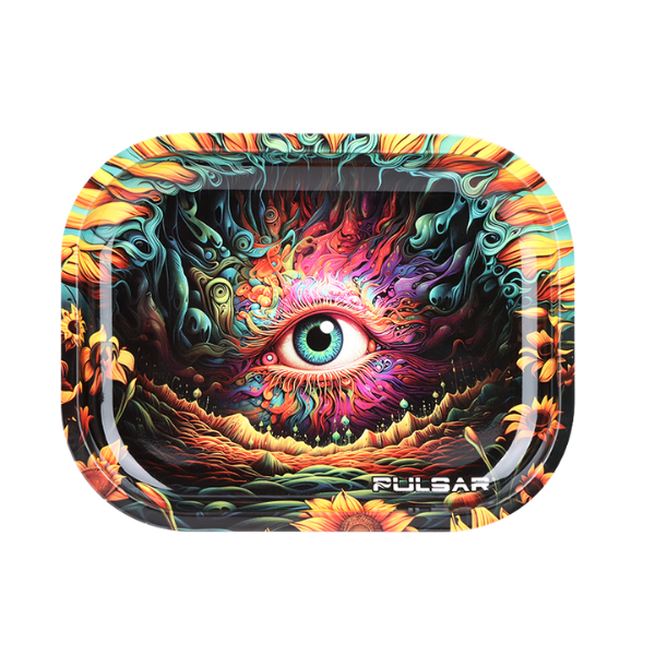 Pulsar Rolling Tray / 7"x5.5" / Sunflower Of The Mind